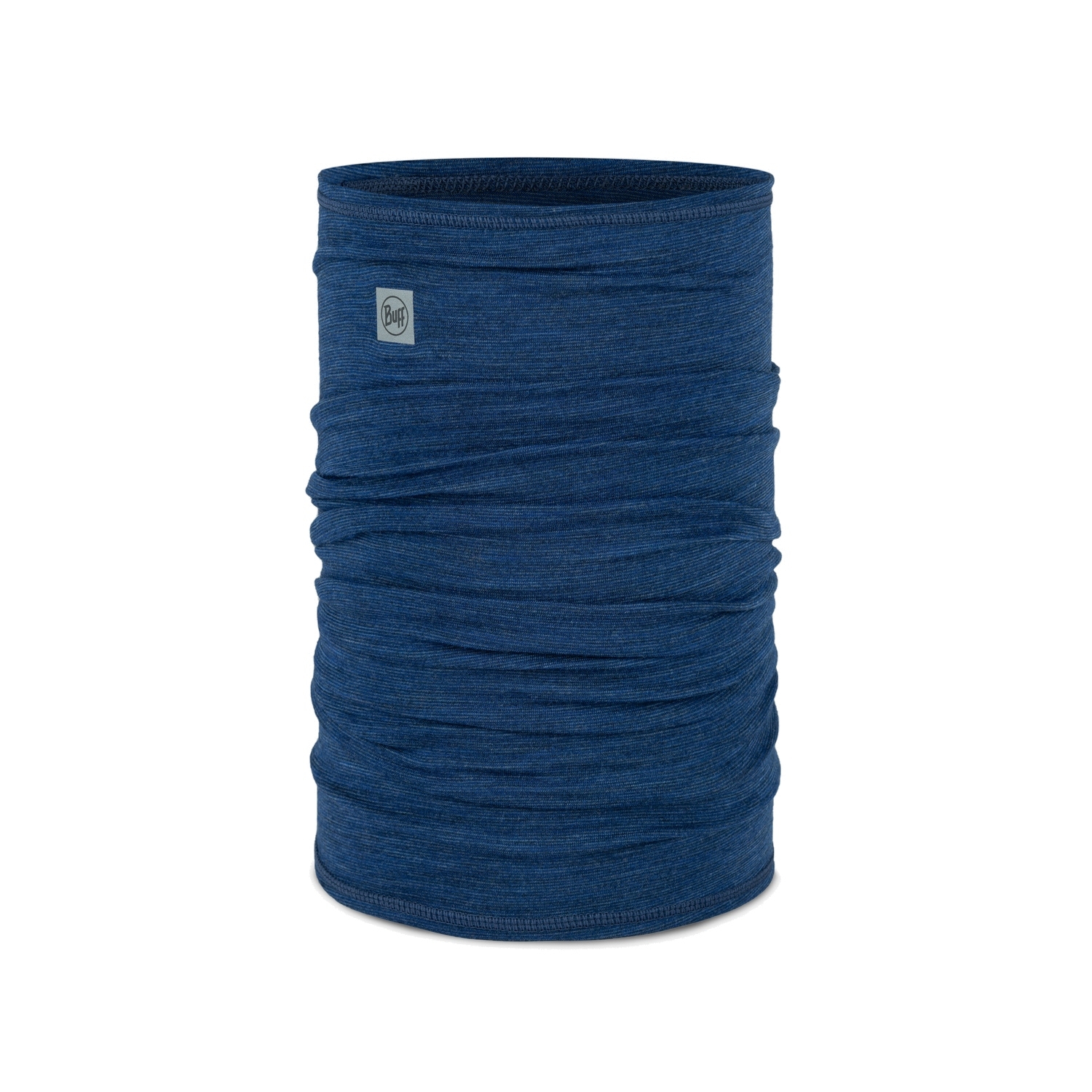 Chusta wielofunkcyjna Buff Merino Lightweight Bike Collection multistripes indigo reflective - ONE SIZE