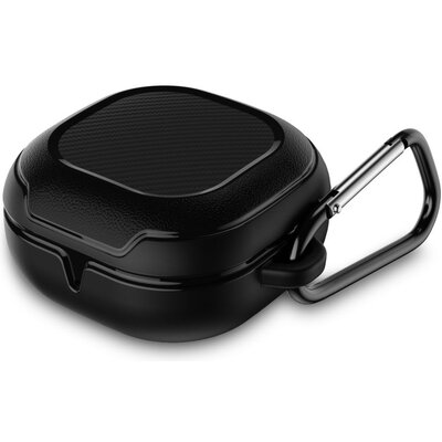 Etui na słuchawki TECH-PROTECT Rough Carbon do Samsung Galaxy Buds FE/2 Pro/2/Live/Pro Czarny