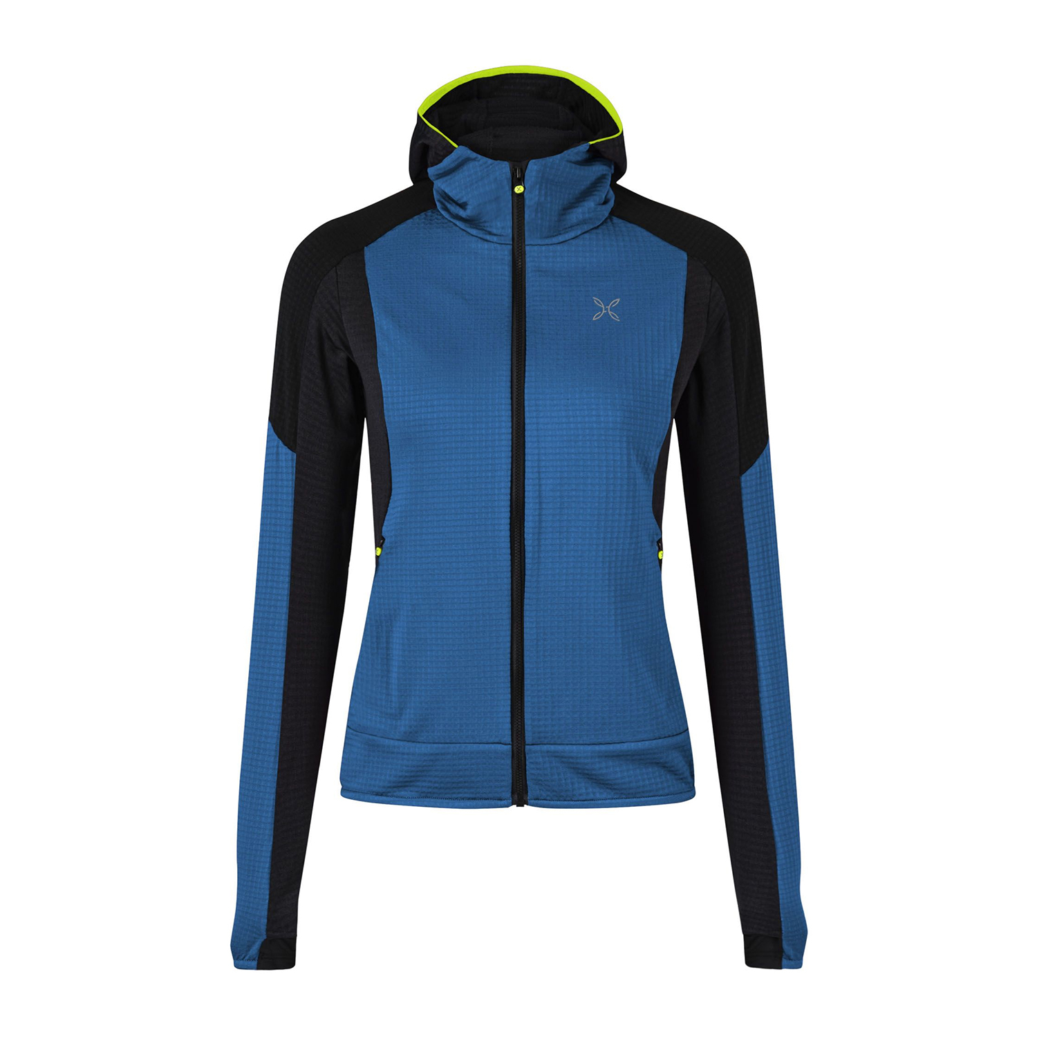Damska kurtka softshellowa Montura Stretch Color 2 Maglia Woman deep blue/giallo fluo - M