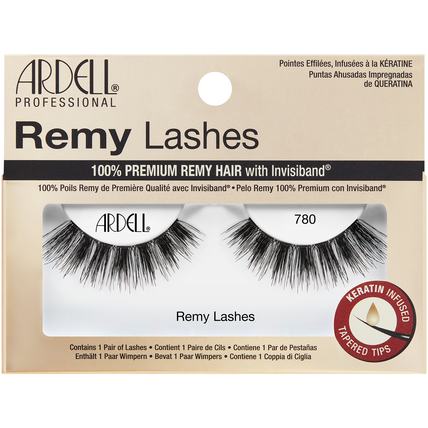 Ardell Remy Lashes 780 sztuczne rzęsy na pasku, 1 opak.