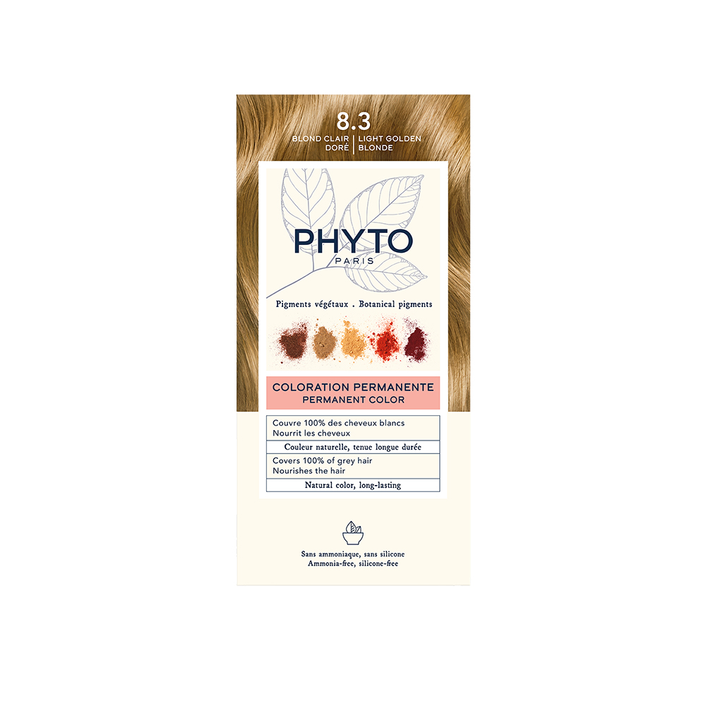 Phyto Paris Phytocolor farba do włosów 8.3 jasny złoty blond, 1 opak.