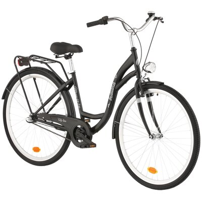 Rower miejski INDIANA Moena S3B D17 28 cali damski Czarny