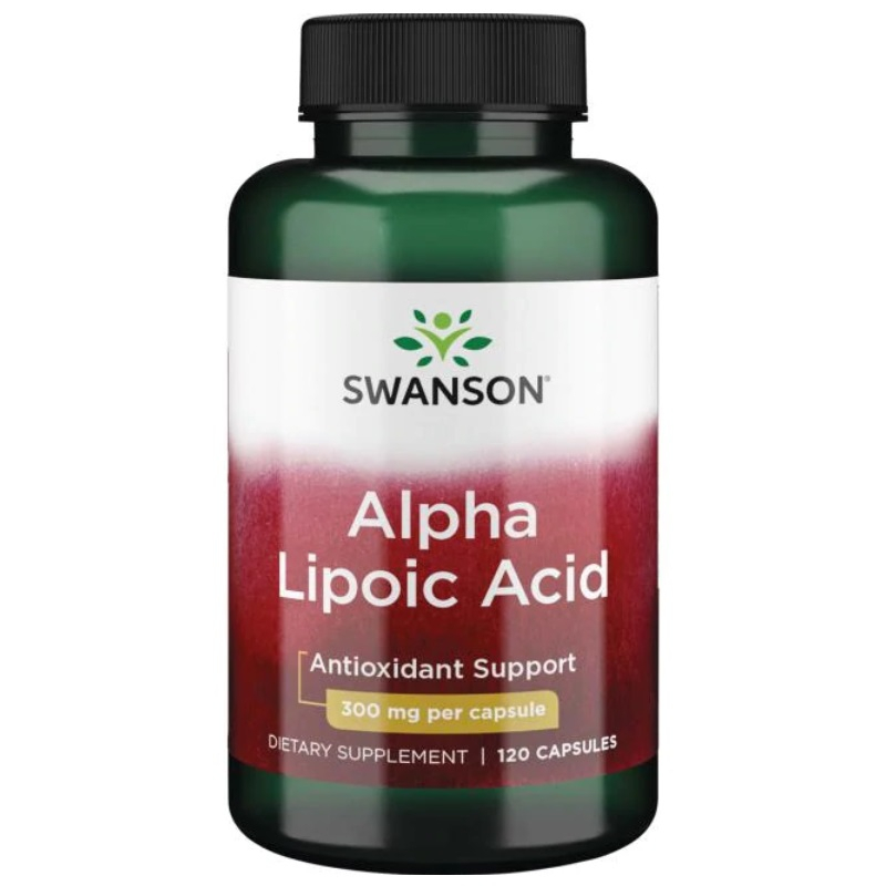 Swanson ALA kwas alfa liponowy 300 mg suplement diety, 120 kaps./1 opak.