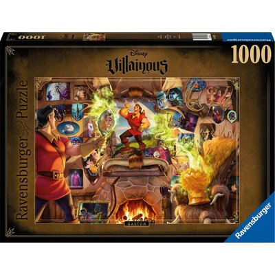 Puzzle RAVENSBURGER Disney Villainous Gaston 16889 (1000 elementów)