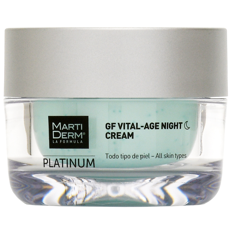 MartiDerm Platinum GF Vital – Age Night Cream ujędrniający krem do twarzy na noc, 50 ml