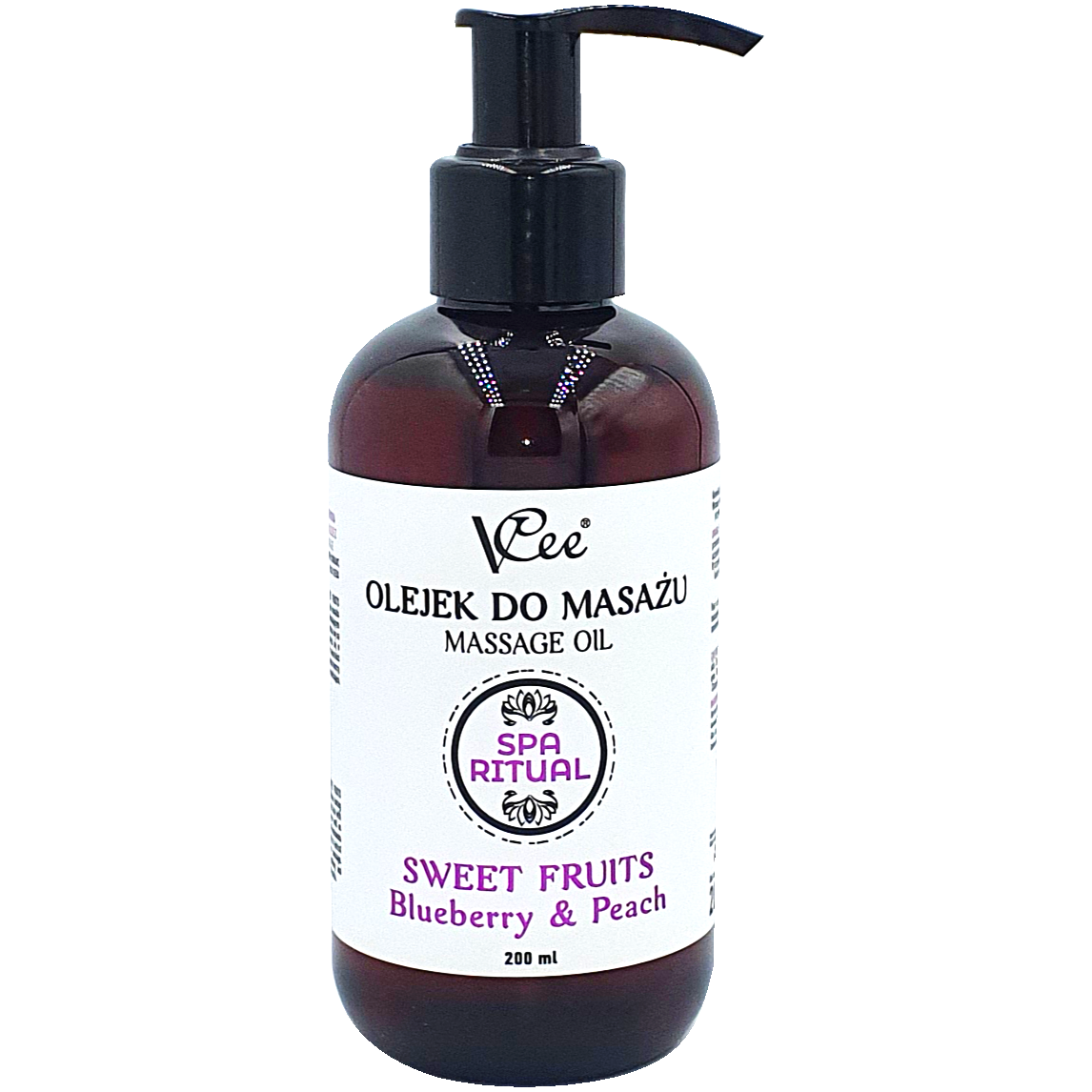 Vcee Sweet Fruits olejek do masażu ciała, 200 ml