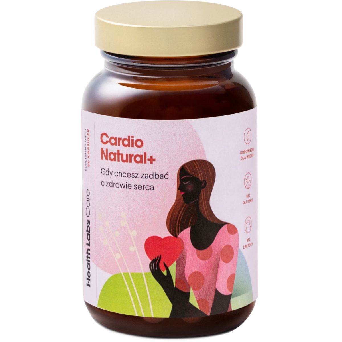 Health Labs Care Cardio Natural+ suplement diety gdy chcesz zadbać o zdrowie serca, 60 kaps./1 opak.