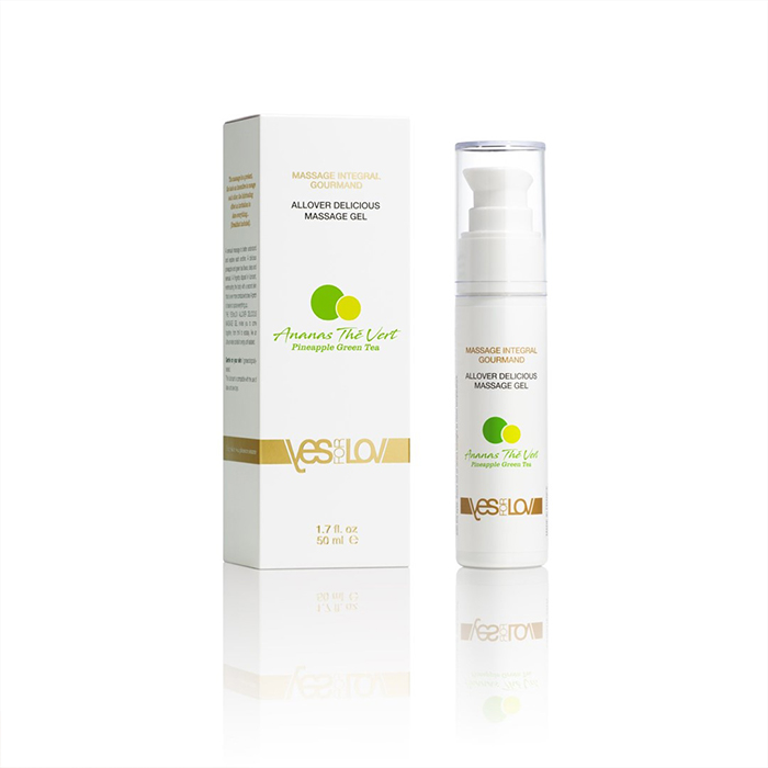 Yes For Lov intymny żel do masażu 2w1 ananas i zielona herbata, 50 ml