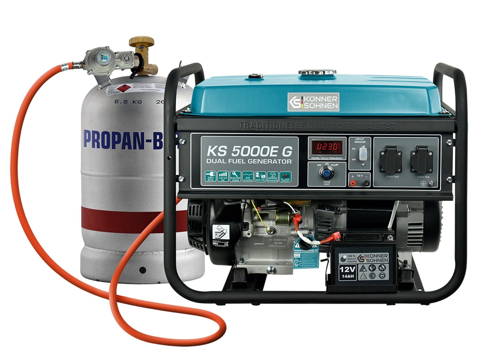 Agregat prądotwórczy KS 5000E G 4.5kW / 13KM K&S