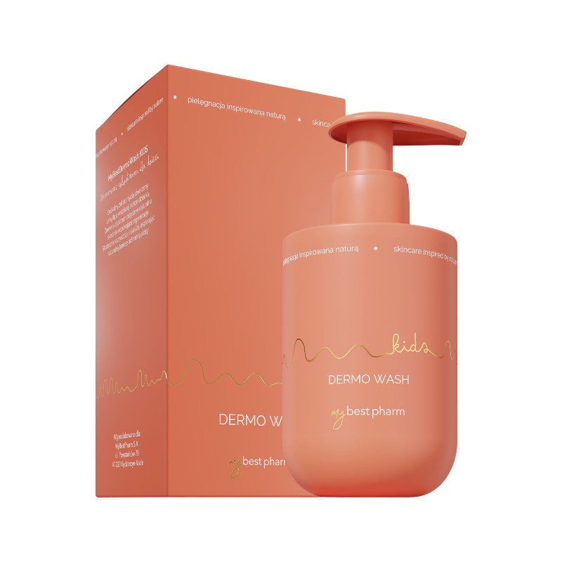 MyBestPharm MyBestDermoWash KIDS żel do mycia z colostrum dla dzieci, naturalna pielęgnacja dla dziecka, 200 ml