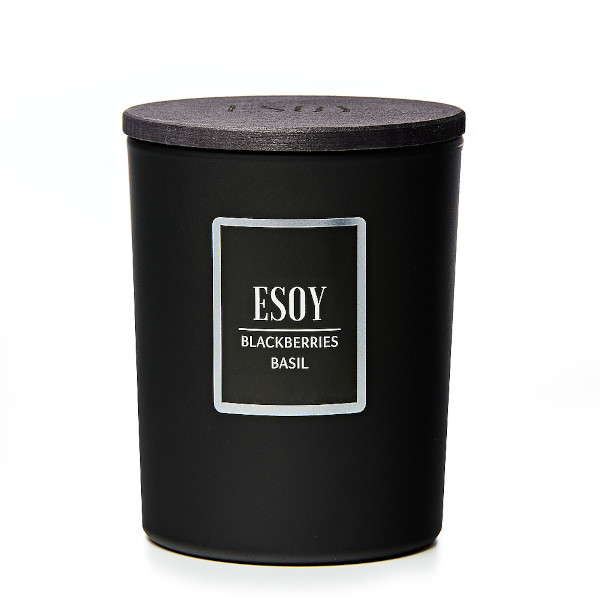 Esoy Blackberries Basil świeca zapachowa, 200 g