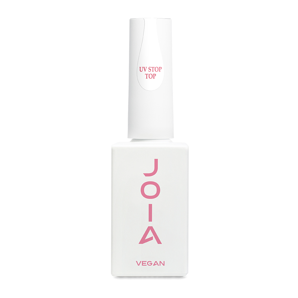 Joia Vegan UV Stop Top top hybrydowy no wipe przezroczysty, 15 ml
