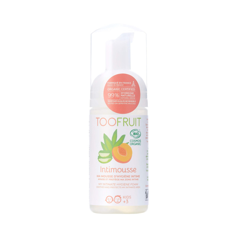 TOOFRUIT pianka do higieny intymnej dla dzieci Brzoskwinia i Aloes, 100 ml