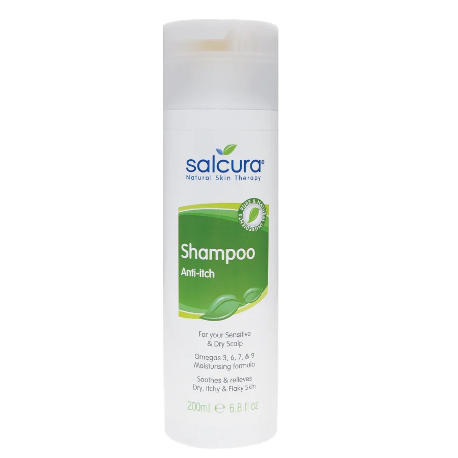 Salcura Omega Rich szampon do wrażliwej i suchej skóry głowy, 200 ml