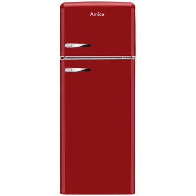 Lodówka AMICA KGC15630R 144cm Czerwona Retro