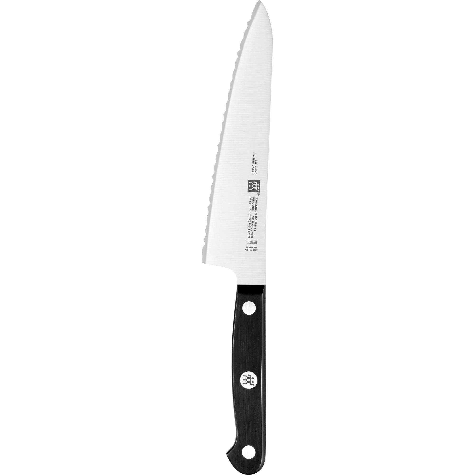 Zwilling - Kompaktowy nóż szefa kuchni z ząbkami Gourmet 14 cm
