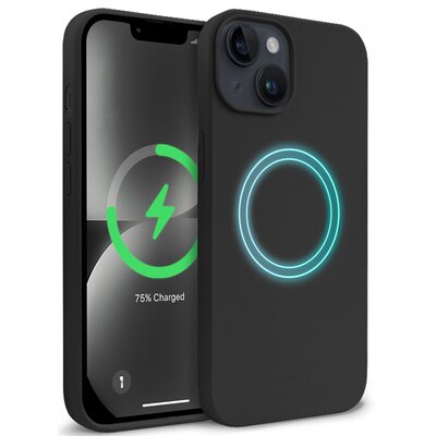 Etui CRONG Color Cover Magnetic MagSafe do Apple iPhone 13/14 Czarny