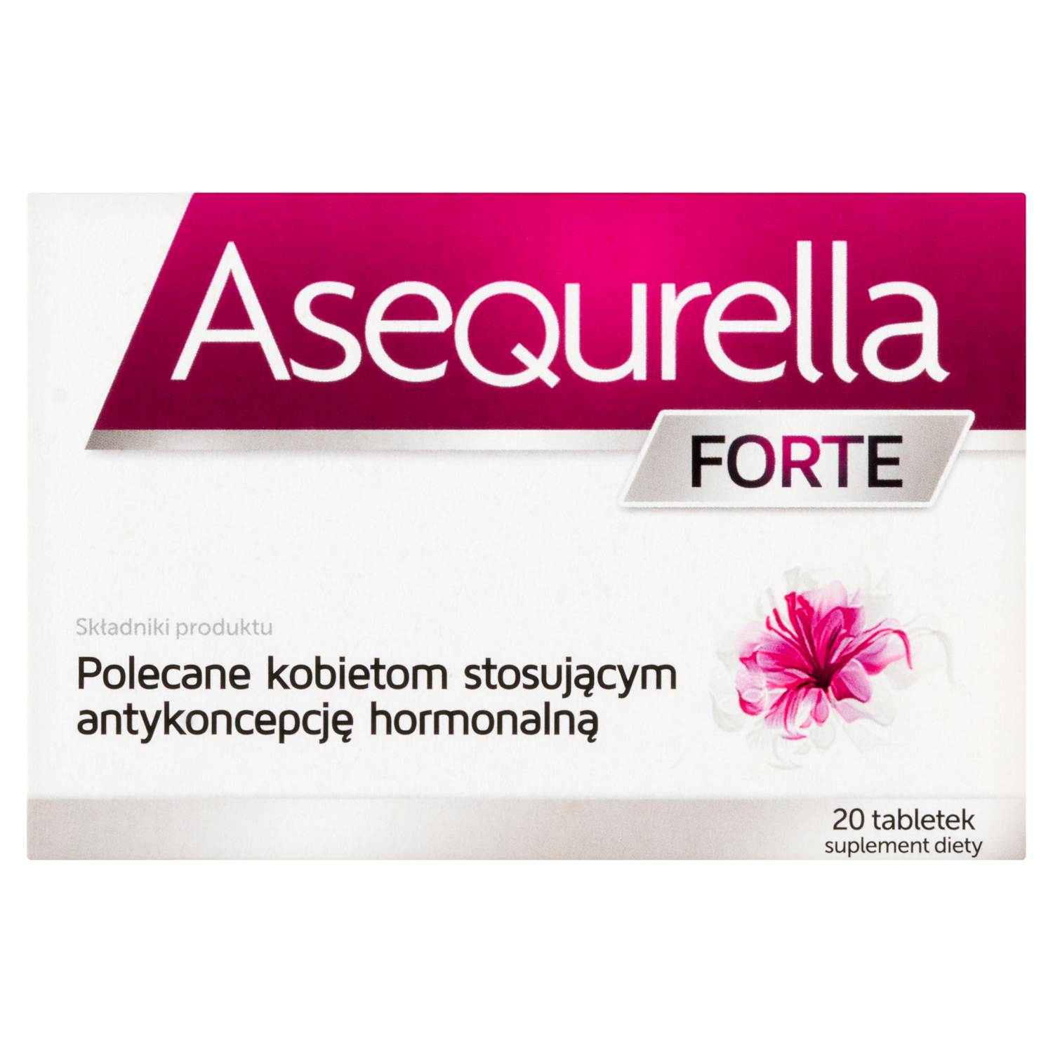 Asequrella Forte suplement diety, 20 tabl./1 opak