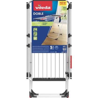 Suszarka na pranie VILEDA Doble Czarno-biały