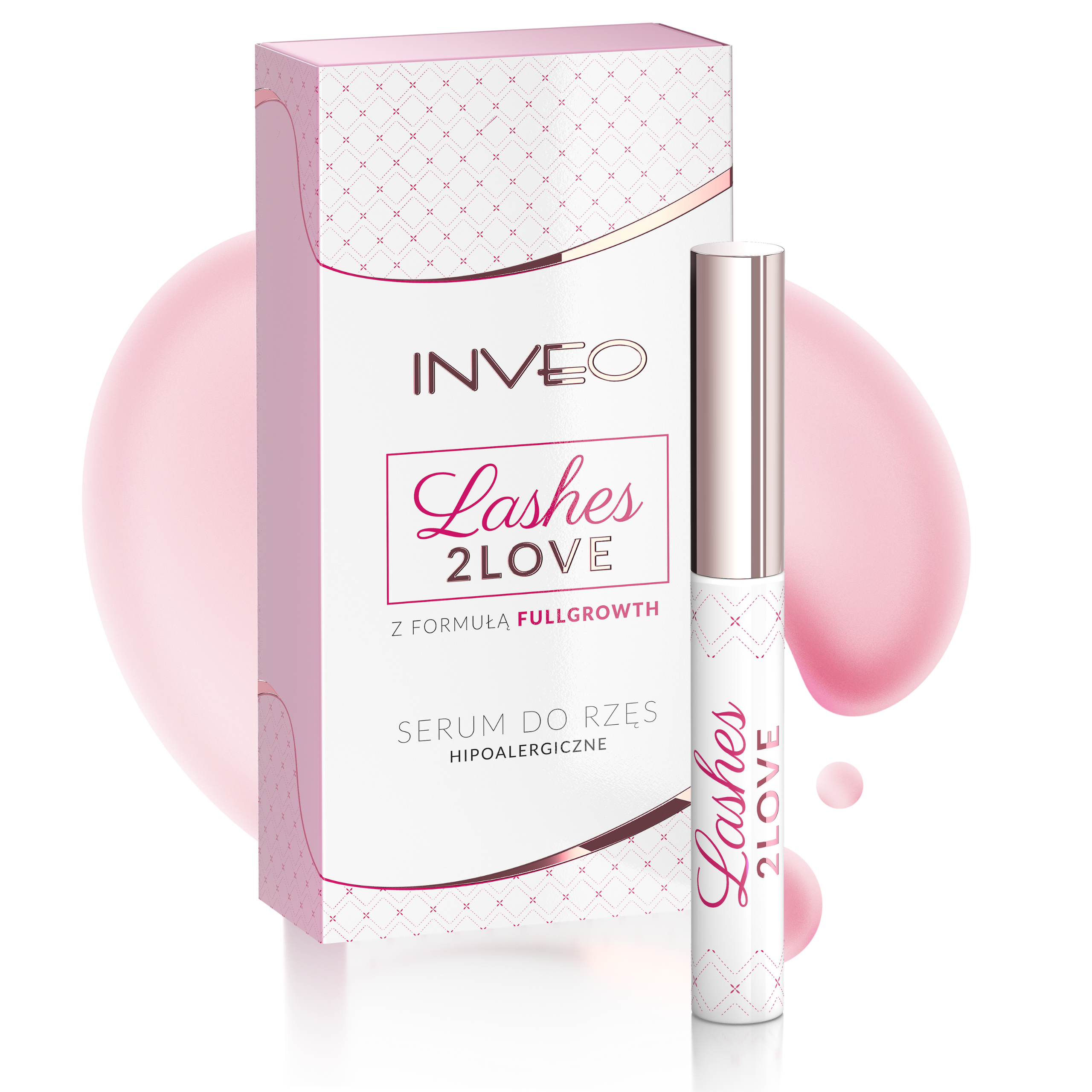 Inveo Lashes 2 Love serum do rzęs, skuteczna odżywka do rzęs, 3,5 ml