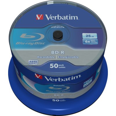 Płyta VERBATIM Datalife BD-R, 25 GB, 6x (50 szt.)