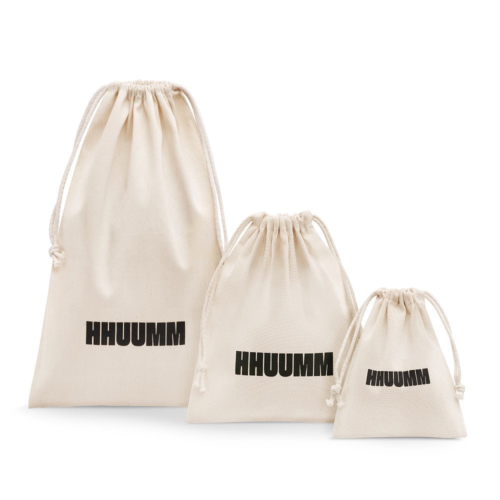 Hhuumm Core zestaw: bawełniany woreczek do przechowywania, 3 szt.