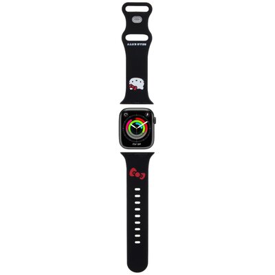 Pasek HELLO KITTY do Apple Watch do koperty 38/40/41mm Czarny