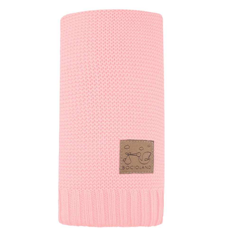 Bocioland kocyk bambusowy paris różowy 80x100 cm, 1 szt.