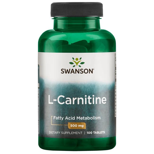 L-Carnitine 500mg, 100kaps. - L-Karnityna ( Swanson )