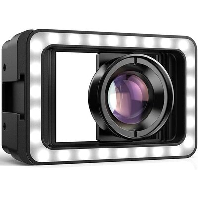 Obiektyw APEXEL APL-HB100FL23 100mm LED Czarny