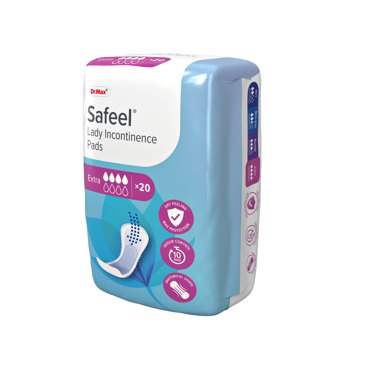  Safeel Lady Incontinence Pads Extra Dr.Max, wkładki do inkontynencji extra, 20 sztuk