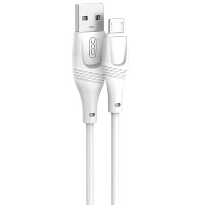 Kabel USB - Micro USB XO NB238 2.4A 1 m Biały