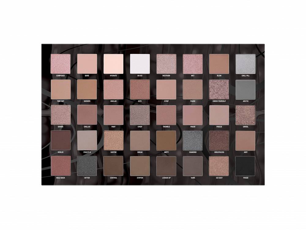 W7 Cool Down paleta prasowanych pigmentów do powiek, 36 g