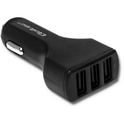 Ładowarka samochodowa QOLTEC 50027 24W Czarny