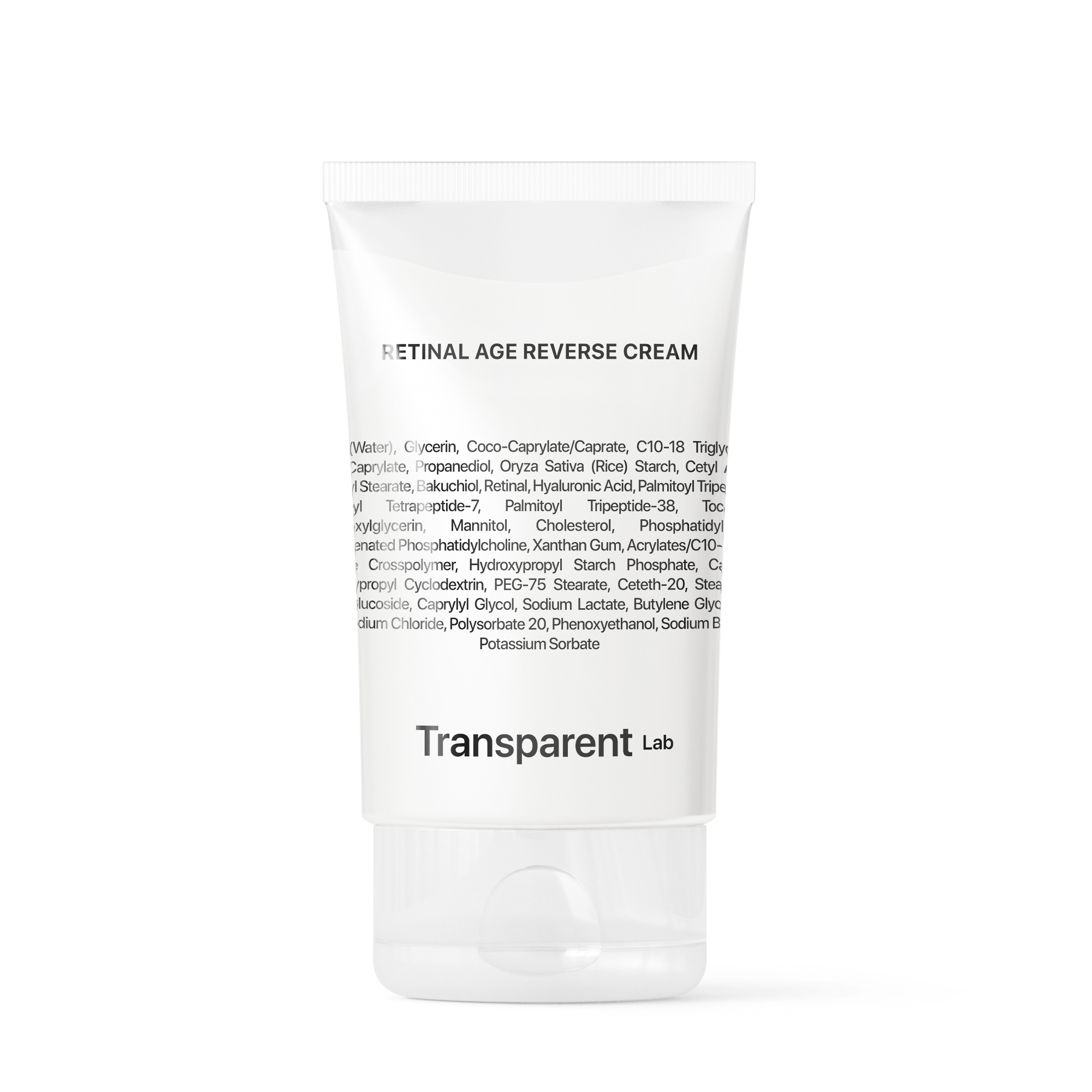 Transparent Lab Retinal Age Reverse Cream przeciwstarzeniowy krem do twarzy z retinalem (0,03%), 50 ml