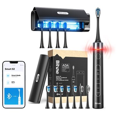 Szczoteczka soniczna BITVAE S2+HD2 Czarny