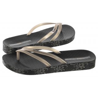 Japonki Ipanema Bossa Soft III Fem 82524/23140 Black/Gold
