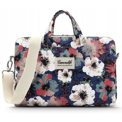 Torba na laptopa CANVASLIFE Briefcase 13-14 cali Blue Camellia
