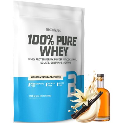 Odżywka białkowa BIOTECH 100 Pure Whey Waniliowo-bourbonowy (1000 g)