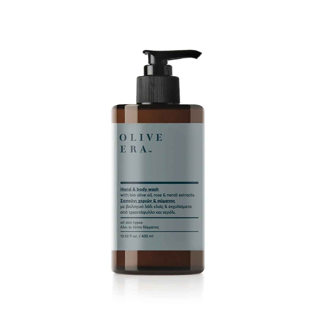Olive Era Rose & Neroli żel do mycia ciała z bio oliwą z oliwek, różą i neroli, 400 ml