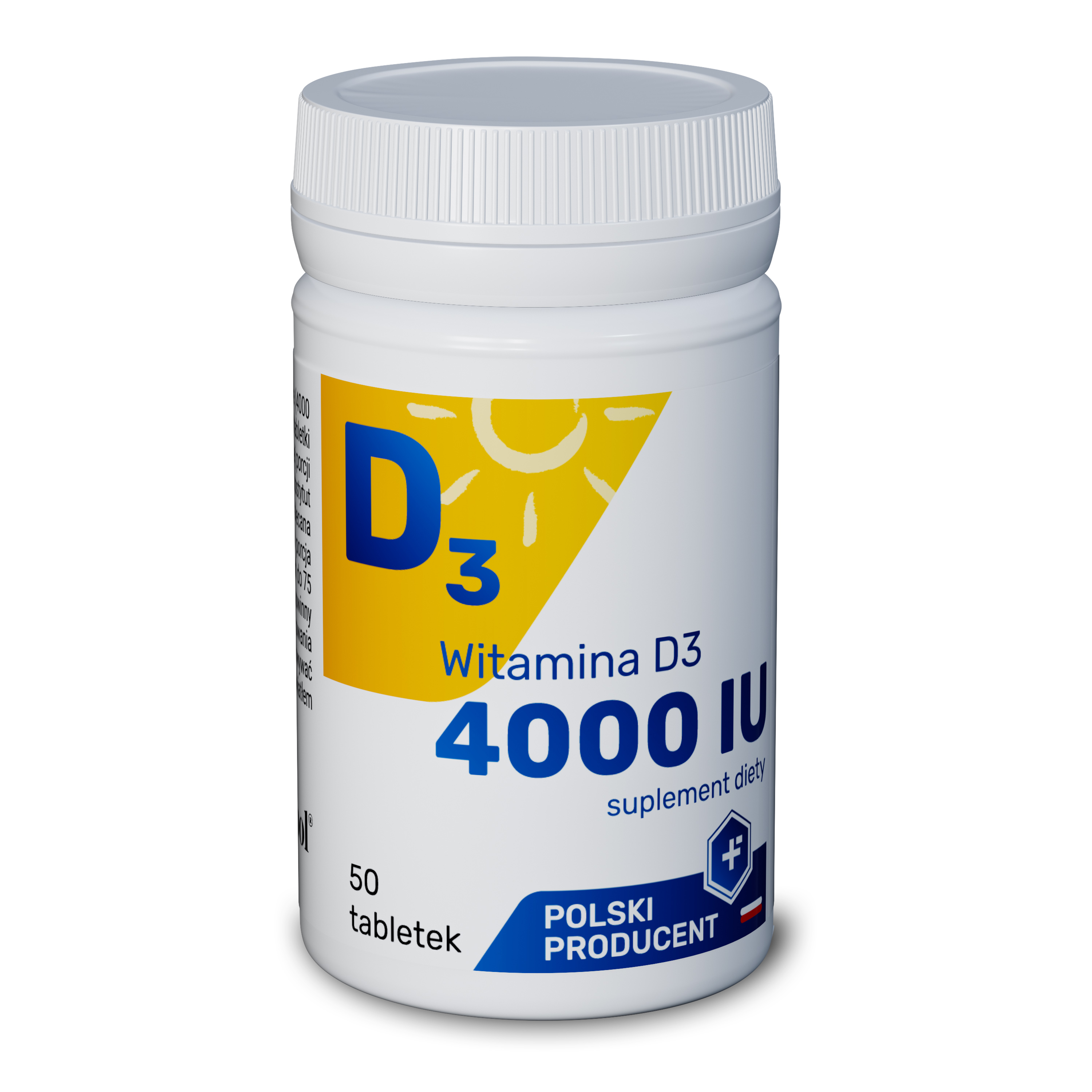 Witamina D3 4000 IU suplement diety, 50 tabl./1 opak.