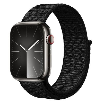 Pasek CRONG Nylon Reflex do Apple Watch do koperty 38/40/41/42mm Czarny