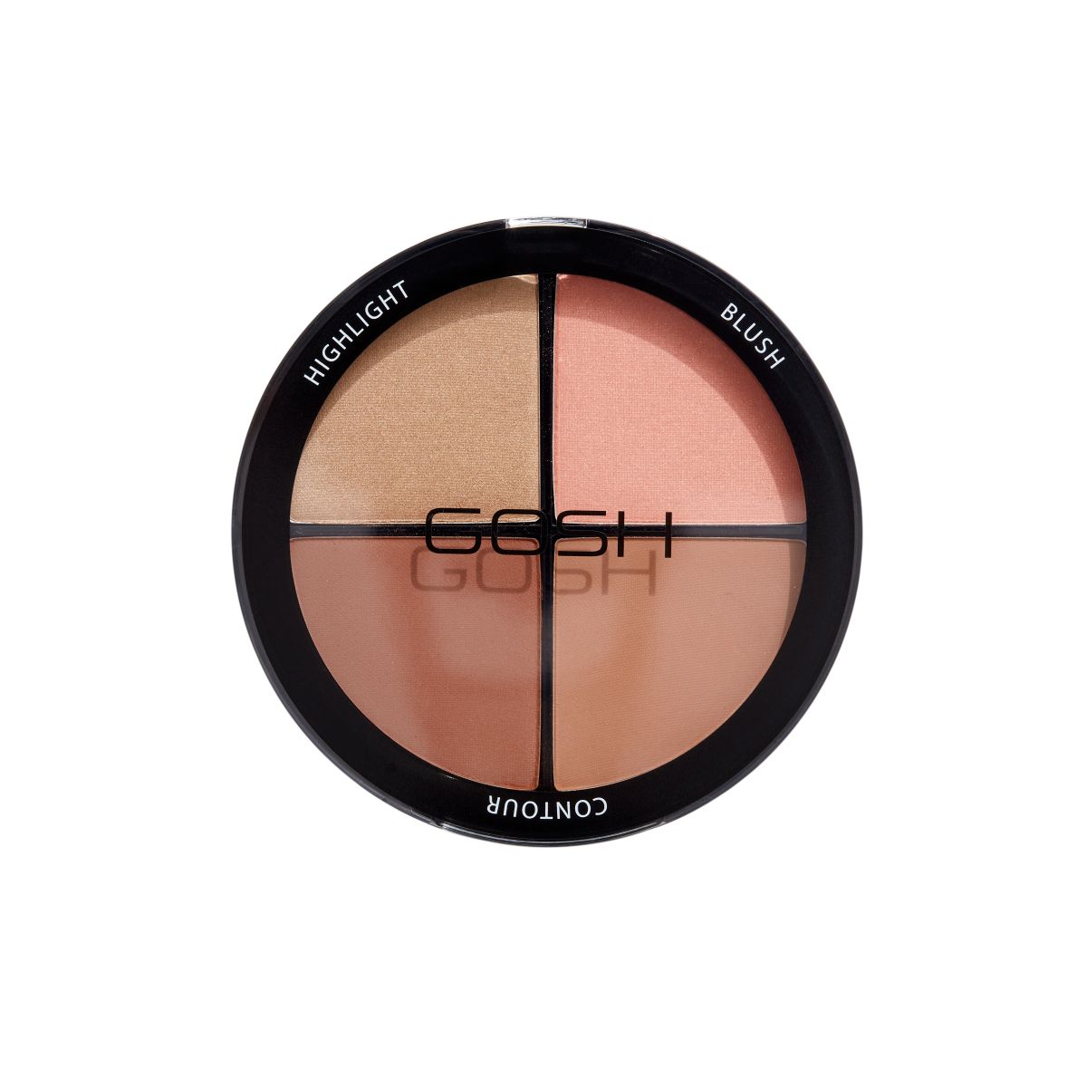 Gosh Copenhagen Contour'n Strobe Kit paleta do konturowania medium, 15 g
