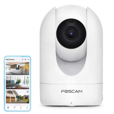 Kamera FOSCAM R4M 4MP Wewnętrzna, Wi-Fi / LAN Biały