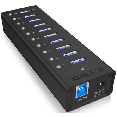 Hub ICY BOX IB-AC6110 USB Typu B, Aktywny