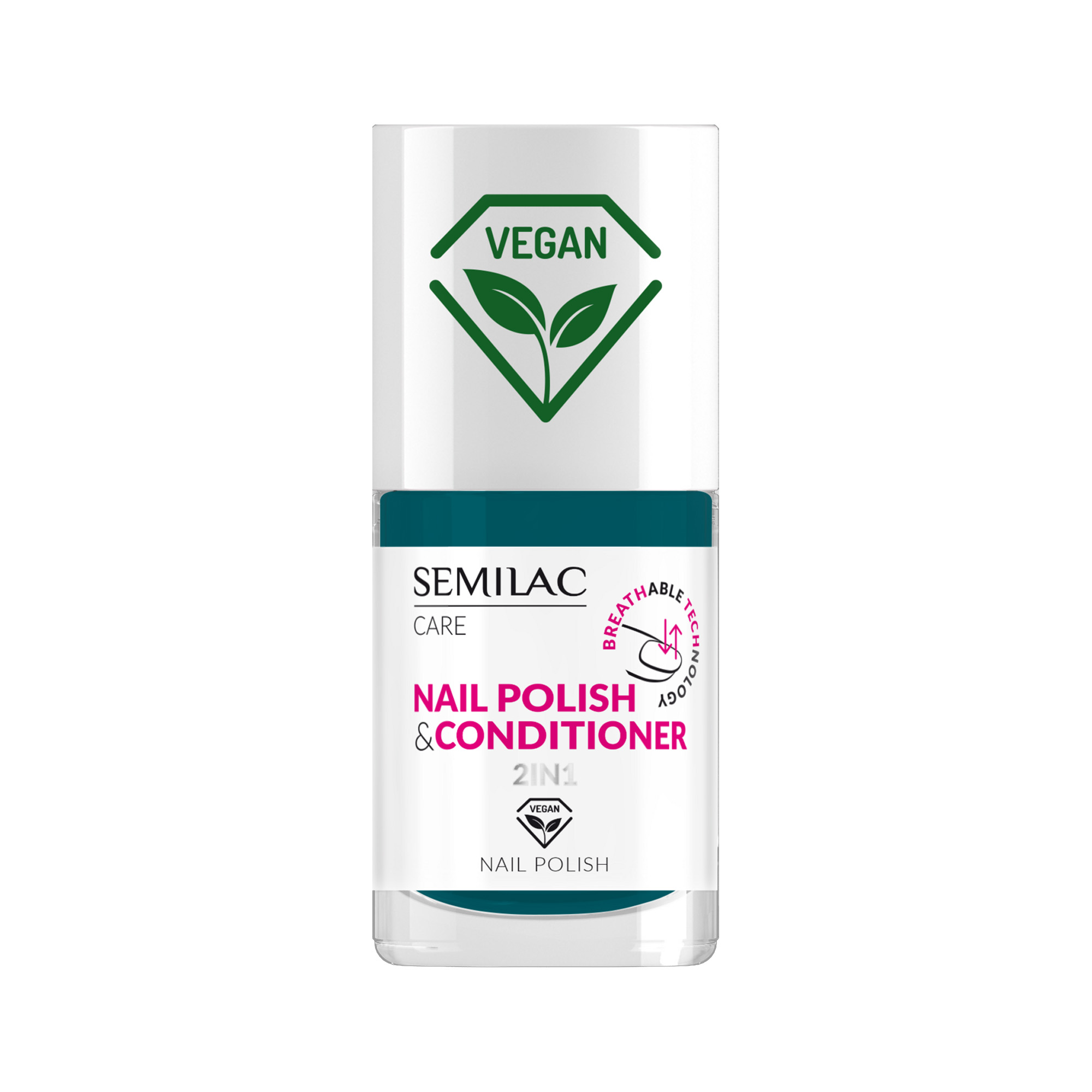 Semilac Vegan klasyczny lakier do paznokci z odżywką 037, 7 ml