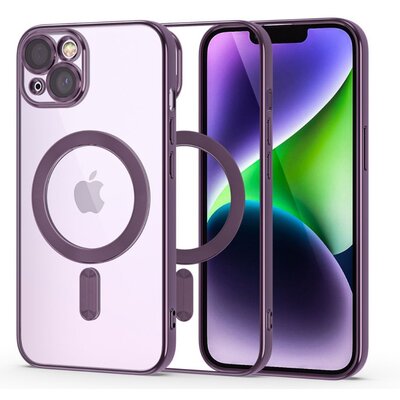 Etui TECH-PROTECT MagShine Magsafe do Apple iPhone 14 Fioletowy