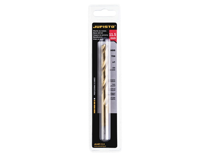 Wiertło do metalu HSS-G TIN 11,5 x 142 mm (1 szt.) JUFISTO