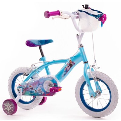 Rower dziecięcy HUFFY Disney Kraina Lodu 12 cali dla dziewczynki Niebieski