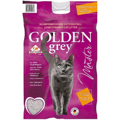 Żwirek dla kota GOLDEN Grey Master 15 L